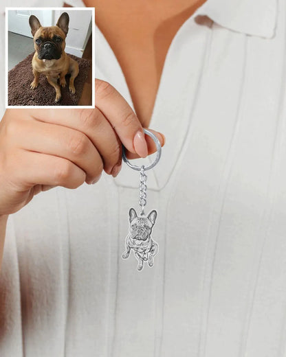 Llavero de Perro Realista