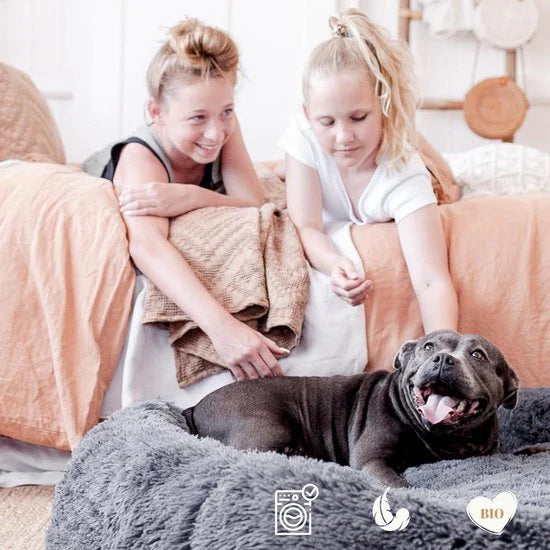 Cama para perros Pelsbarn Peluche Calmante para dormir mejor (2 en 1)
