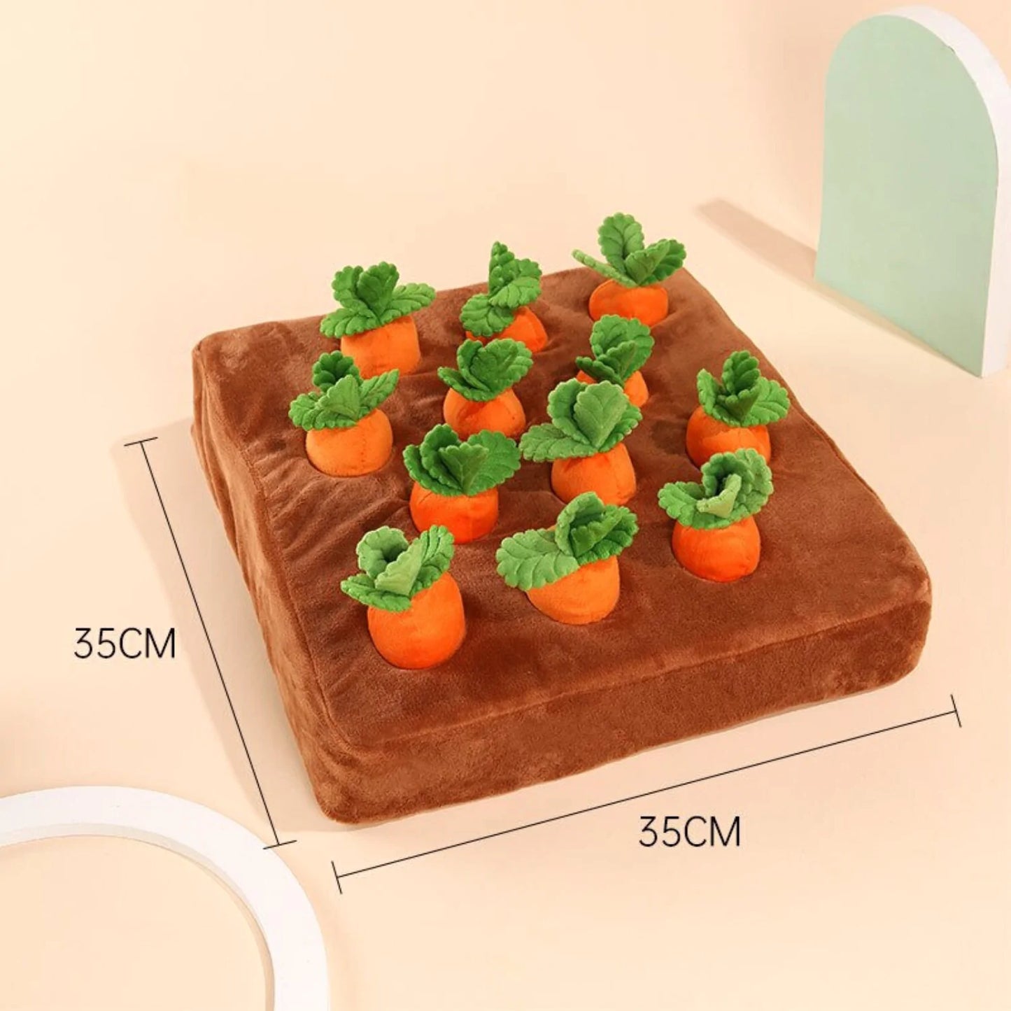 Juego de Entretenimiento con Zanahorias para mejorar la salud mental de los perros