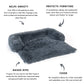 Cama para perros Pelsbarn Peluche Calmante para dormir mejor (2 en 1)