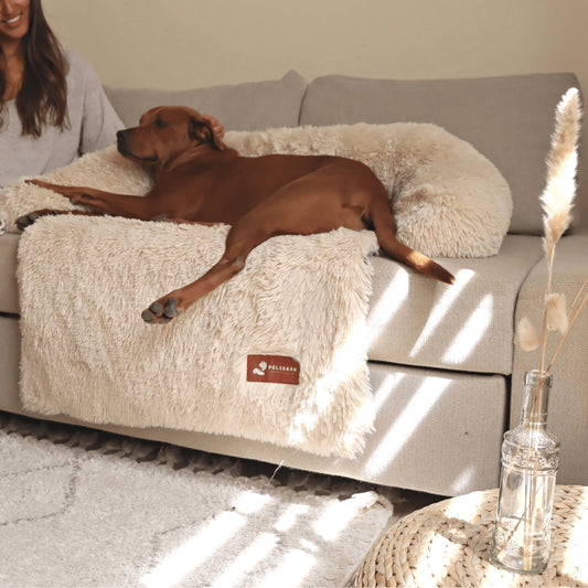 Pelsbarn Fluffy dog bed for better sleep (2-in-1)