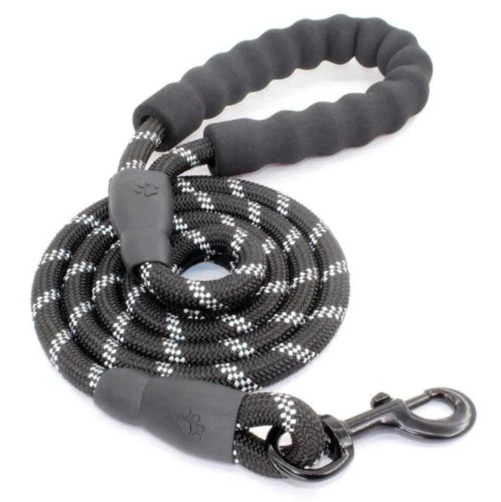 Premium dog leash reflective for night walk
