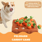 Juego de Entretenimiento con Zanahorias para mejorar la salud mental de los perros